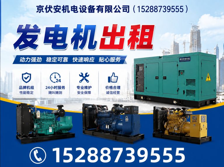 廊坊静音发电车租赁展示图